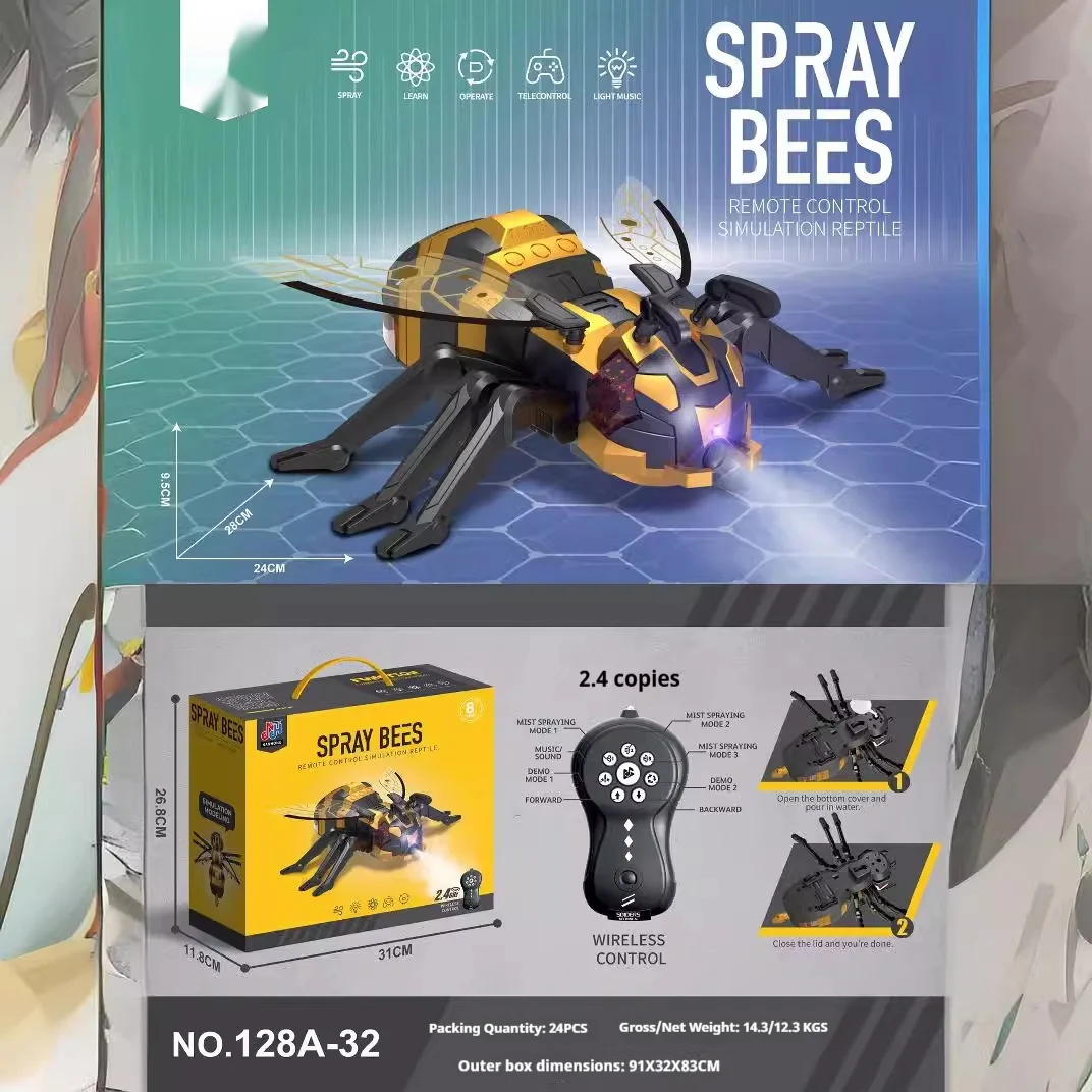 Remote Control Spray Insect Animal Toy — image 6
