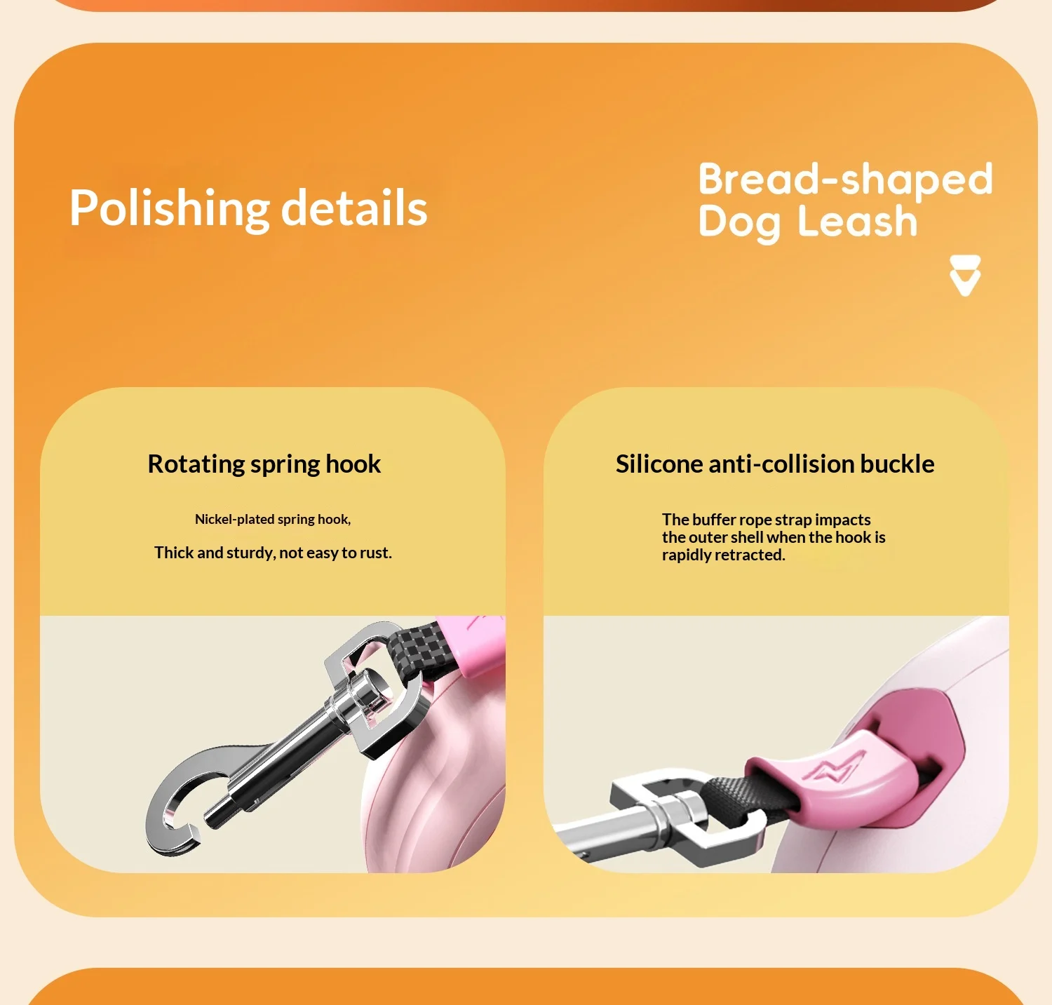 Retractable Automatic Dog Leash, Walking Rope For Small Medium Dogs & Schnauzer. — image 2