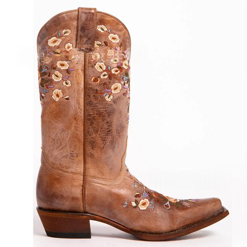Retro Boots Embroidered Western Cowboy Bohemian — image 4
