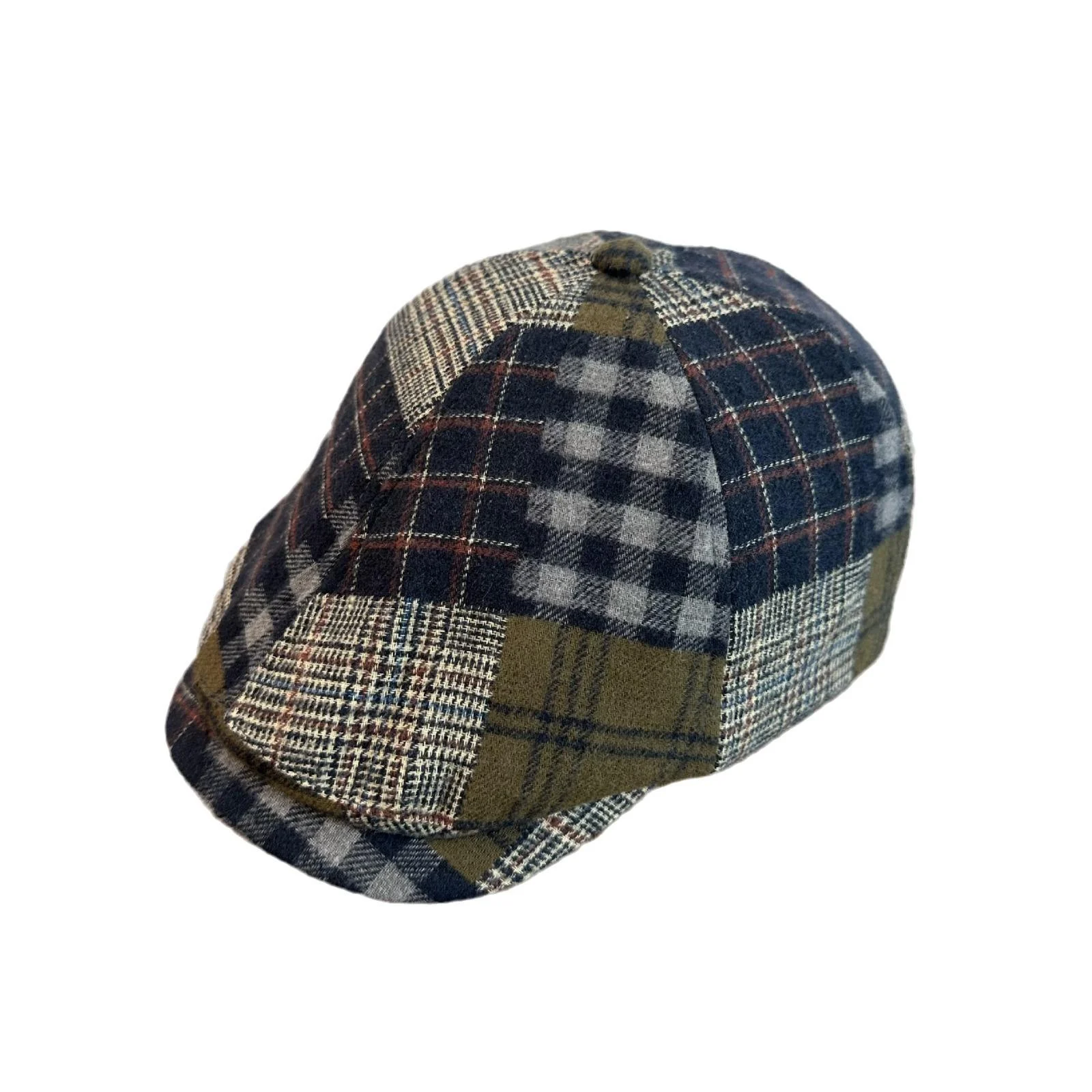 Retro British-style Versatile Color-block Beret — image 7