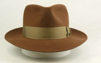 Retro British Wool Top Hat Contrast-color Felt — image 2