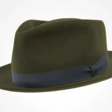 Retro British Wool Top Hat Contrast-color Felt — image 4
