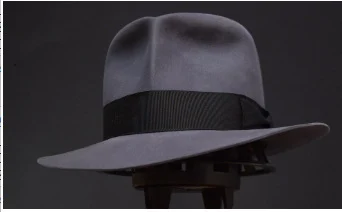 Retro British Wool Top Hat Contrast-color Felt — image 3