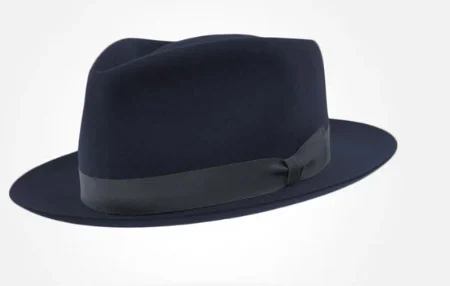 Retro British Wool Top Hat Contrast-color Felt — variant image