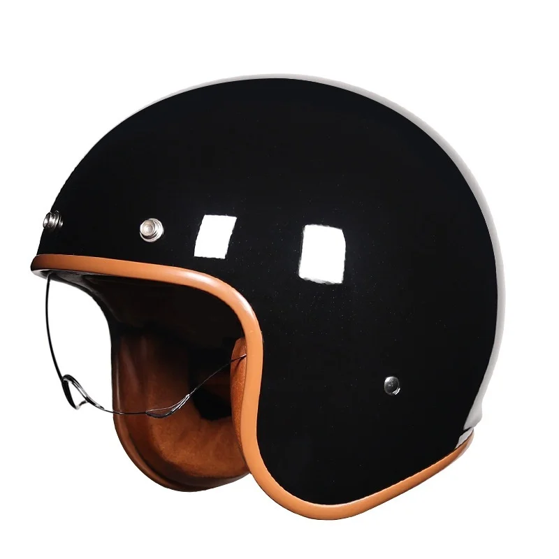 Retro Half Helmet 34 Motorcycle — variant image