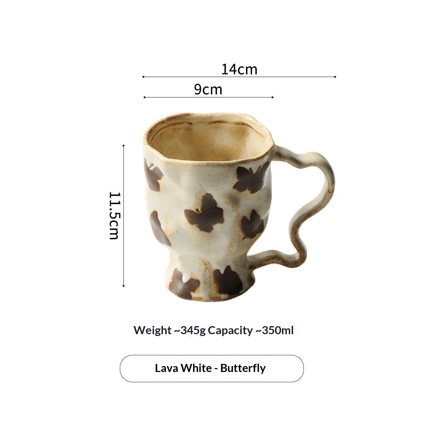 Retro Kiln-changed Handmade Ceramic Coffee Cup For Home Use — image 5