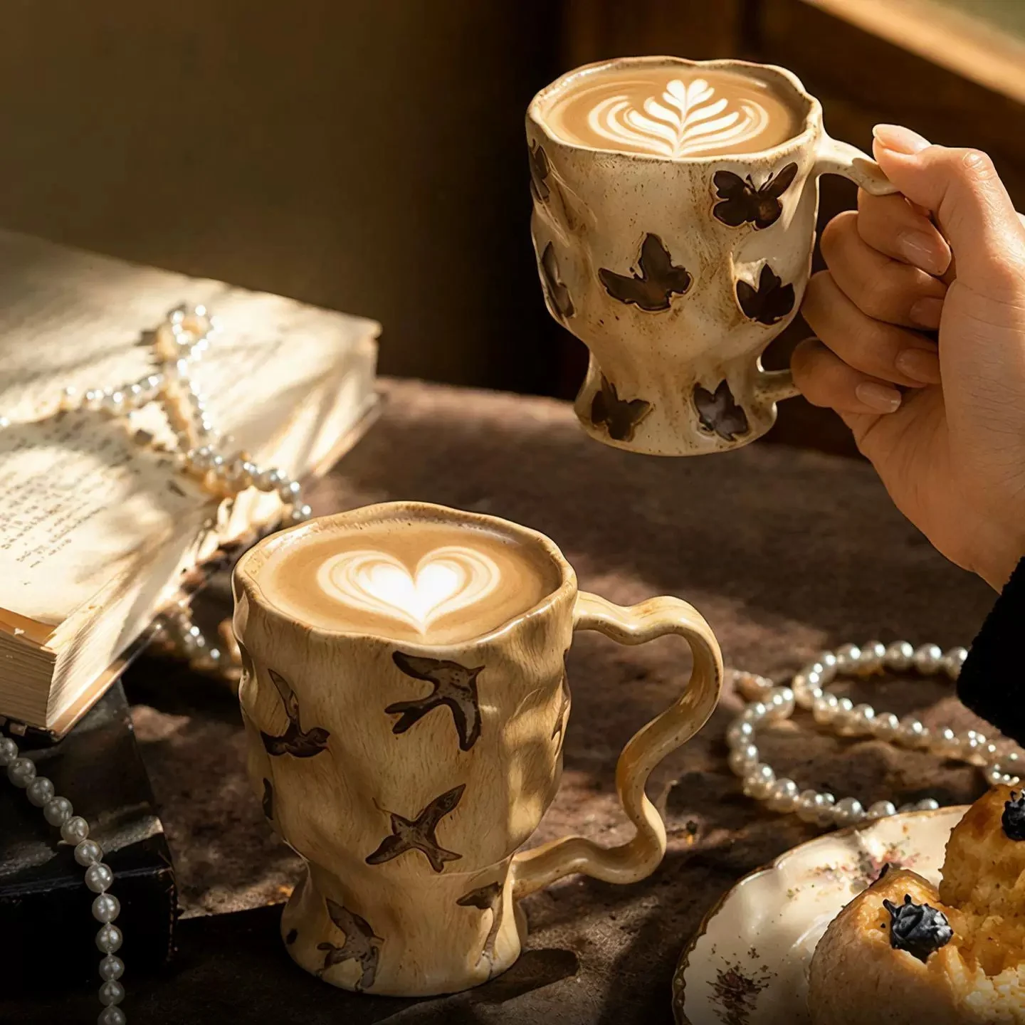 Retro Kiln-changed Handmade Ceramic Coffee Cup For Home Use — image 3