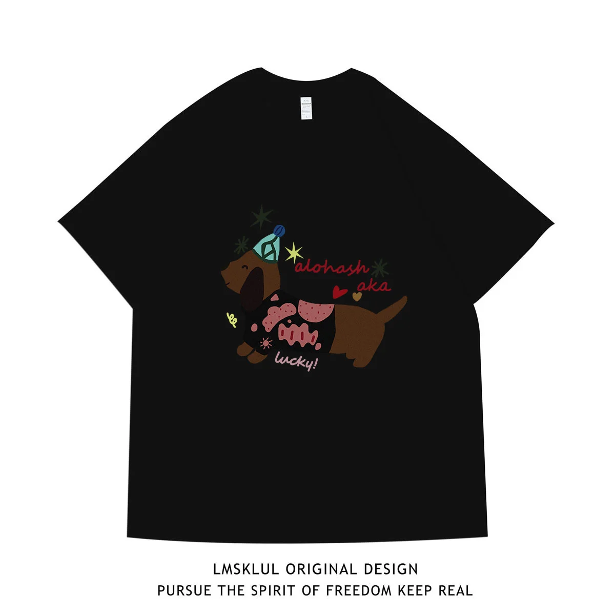 Retro Laid-back Printed Short-sleeved For Men And Women — image 7
