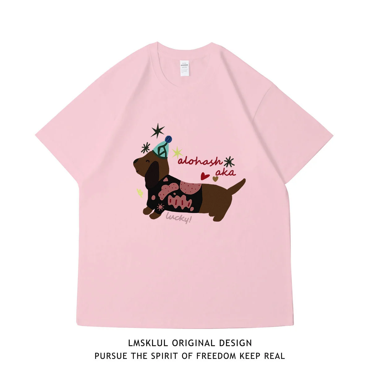 Retro Laid-back Printed Short-sleeved For Men And Women — image 5