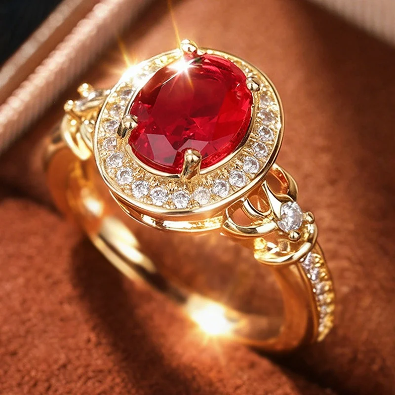 Retro Light-luxury Fully Diamond-studded Ring For Women — image 3