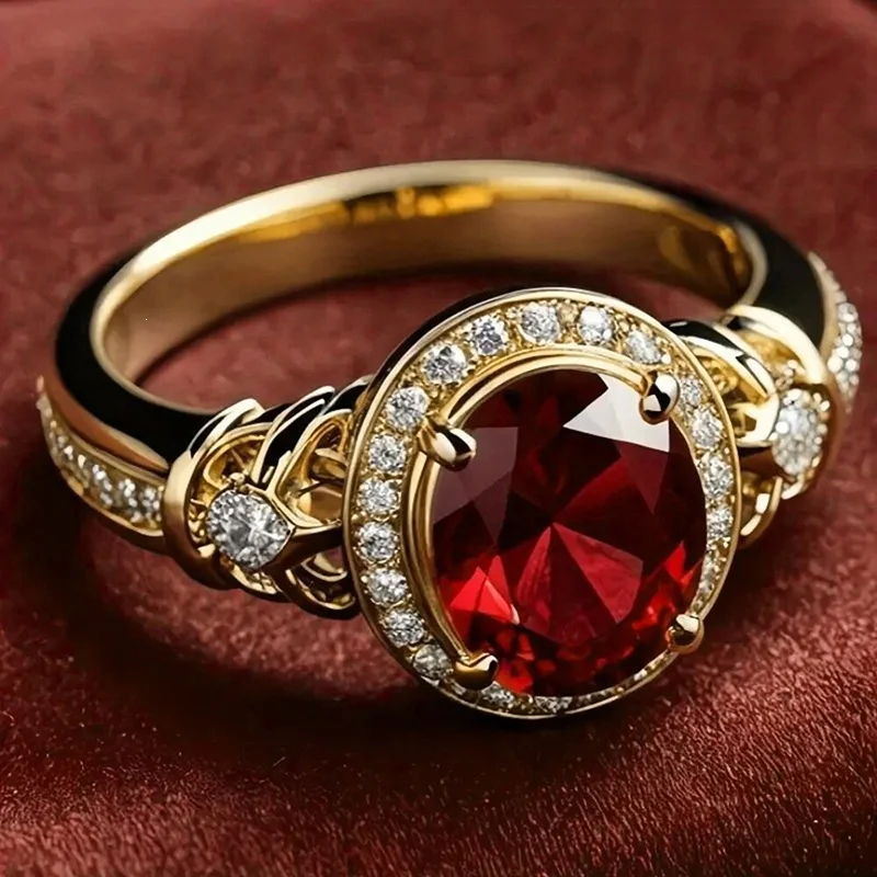 Retro Light-luxury Fully Diamond-studded Ring For Women — variant image