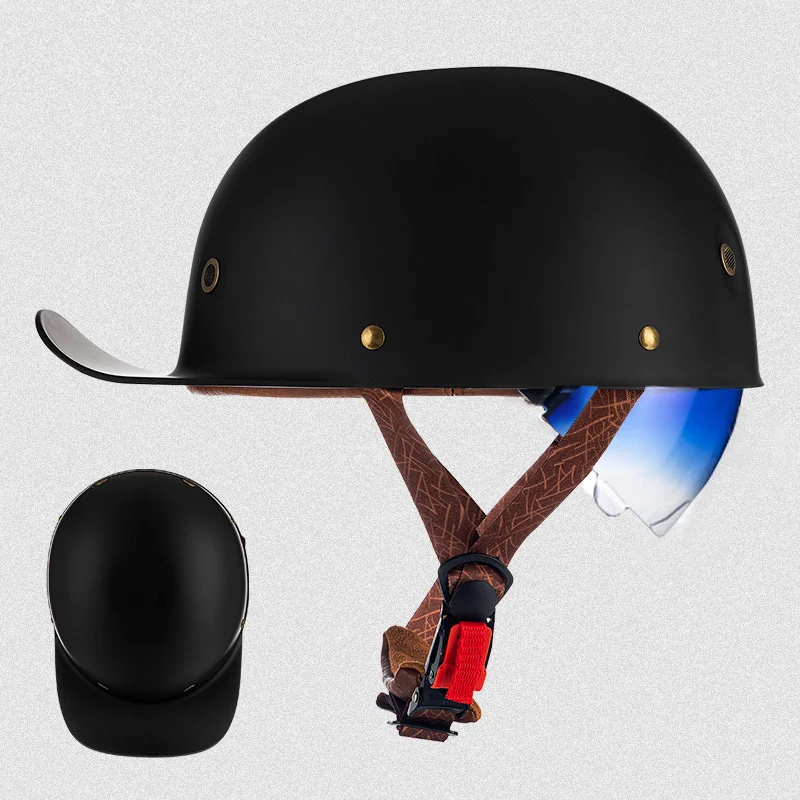 Retro Minimalist Versatile Motorcycle Helmet — image 2