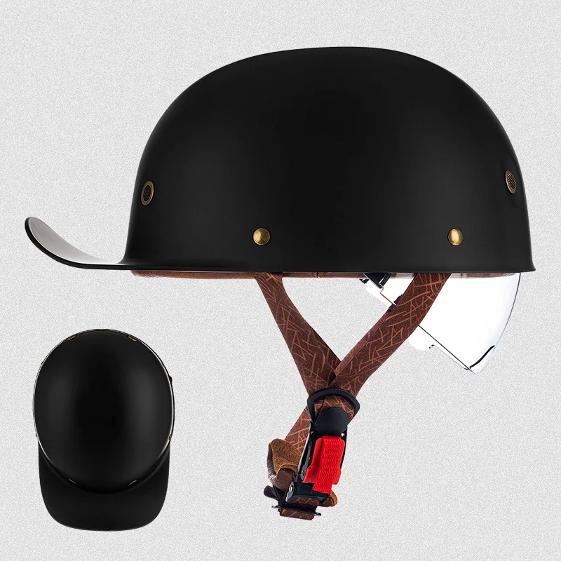 Retro Minimalist Versatile Motorcycle Helmet — image 3