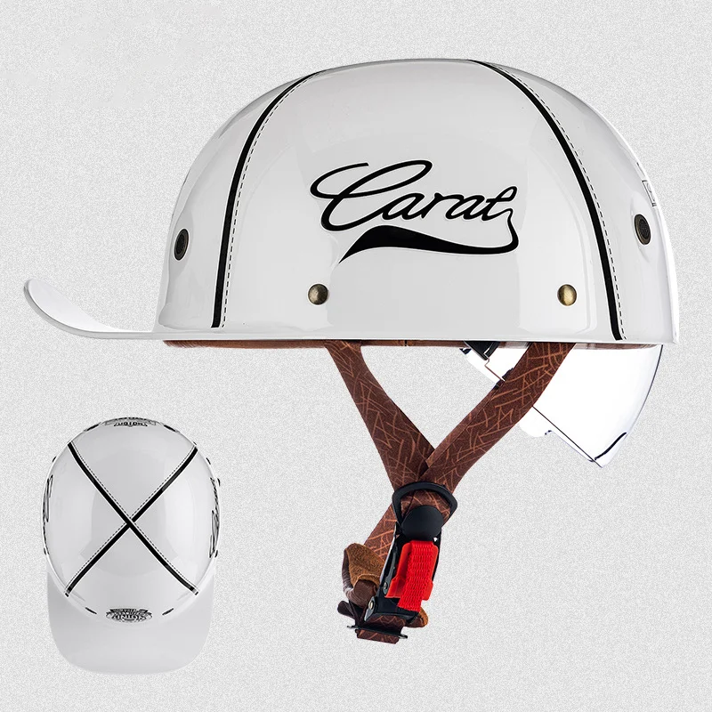 Retro Minimalist Versatile Motorcycle Helmet — image 5