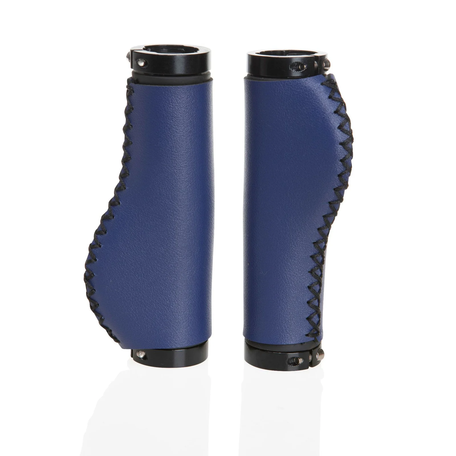 Retro Non-slip Leather Bicycle Handlebar Grips — image 3