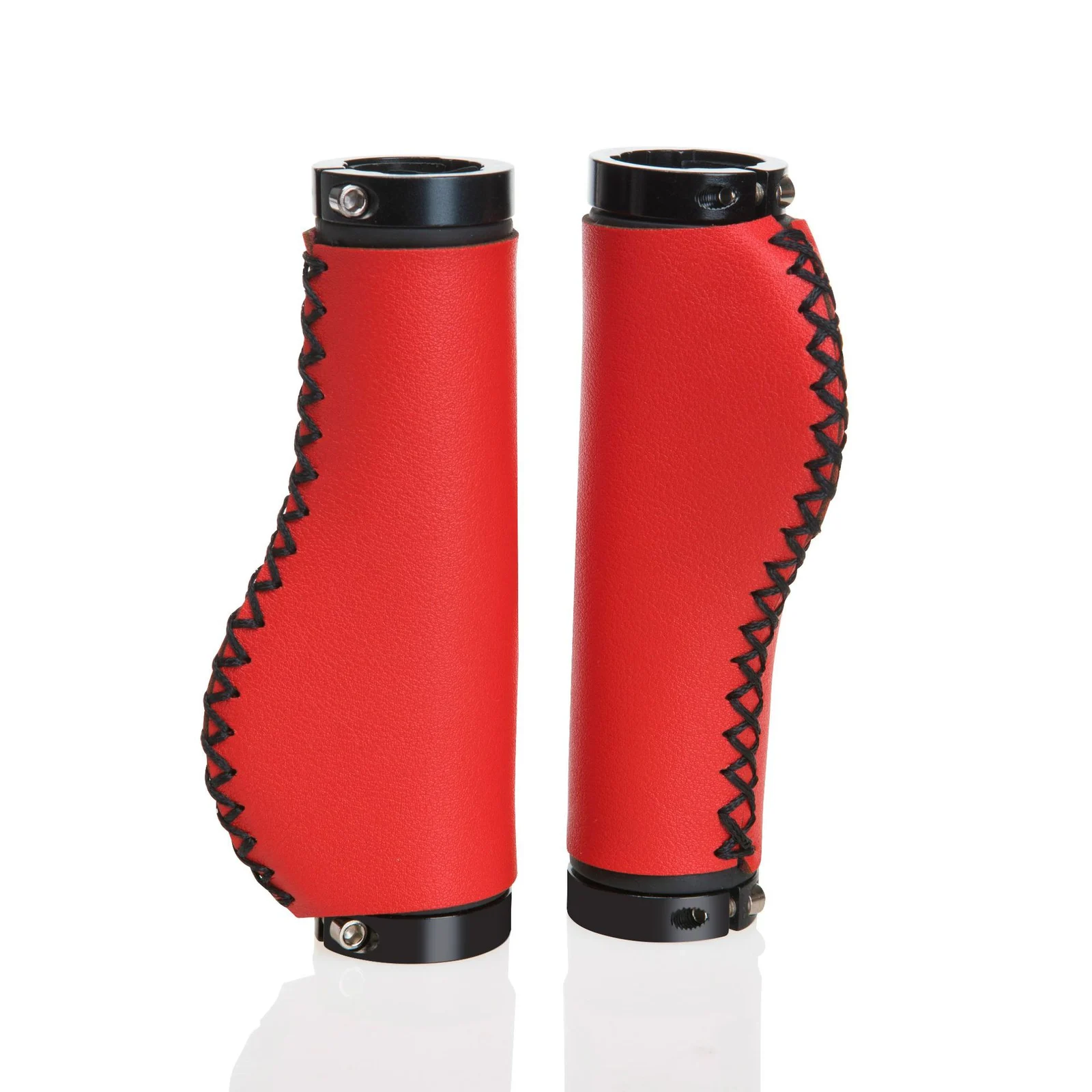 Retro Non-slip Leather Bicycle Handlebar Grips — image 5