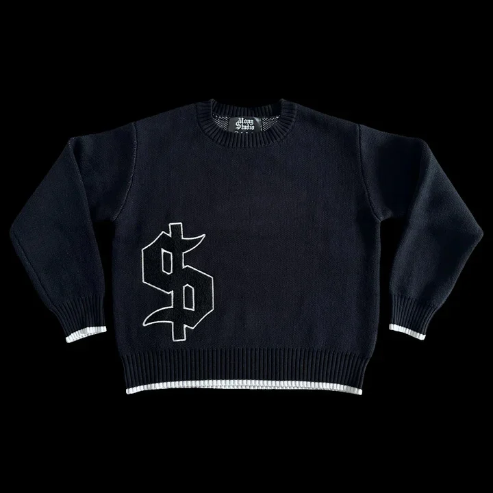 Retro Street Casual Loose Long-sleeved Top Autumn And Winter Warm Pullover Crewneck… — image 3