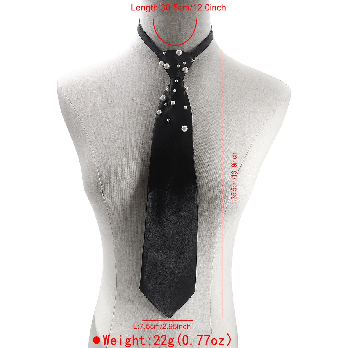 Retro-style Alloy Flower Accessory With A Red And Black Tie — variant image