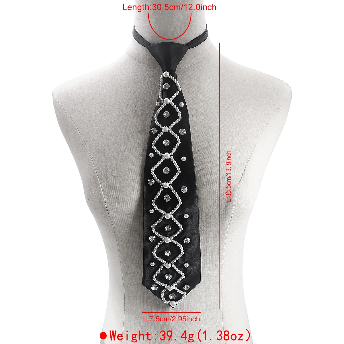 Retro-style Alloy Flower Accessory With A Red And Black Tie — image 8