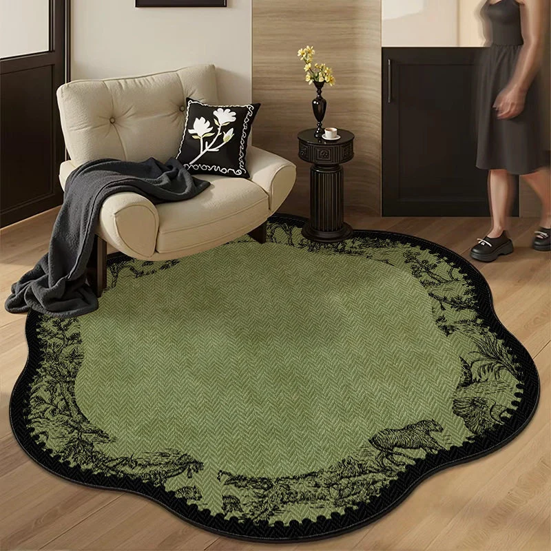 Retro-style Living Room Rug Slip-resistant Mat For Beanbag Chairs — image 4