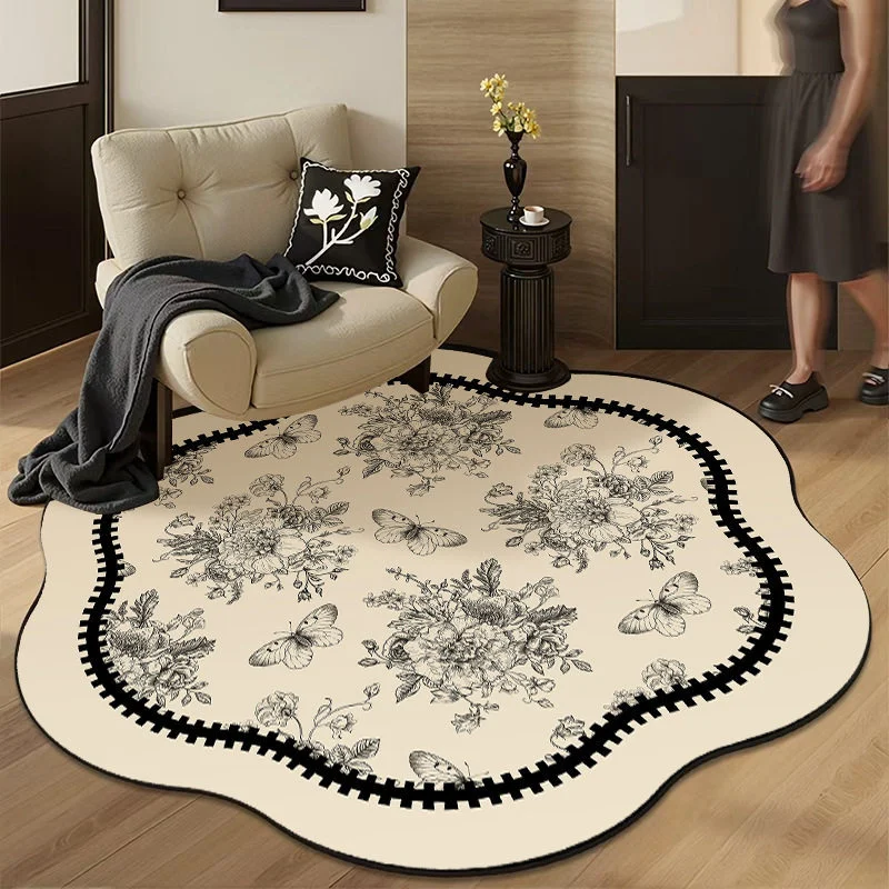 Retro-style Living Room Rug Slip-resistant Mat For Beanbag Chairs — image 9