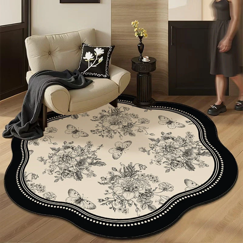 Retro-style Living Room Rug Slip-resistant Mat For Beanbag Chairs — image 8