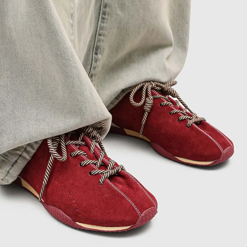 Retro Thick-soled Lace-up Sports Casual Shoes — image 1