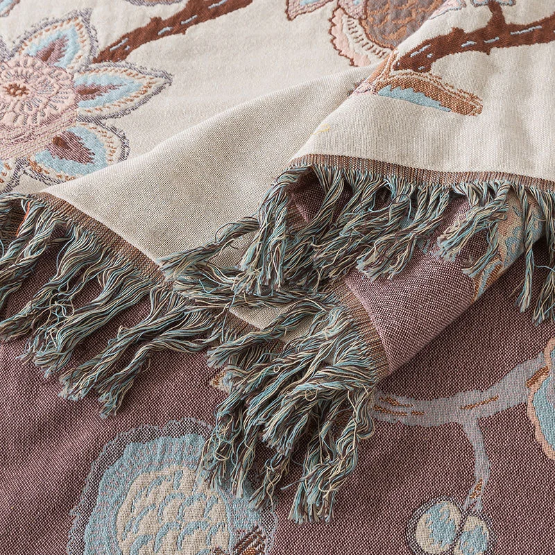 Retro Thickened Pure Cotton Gauze Towel Blanket — image 1