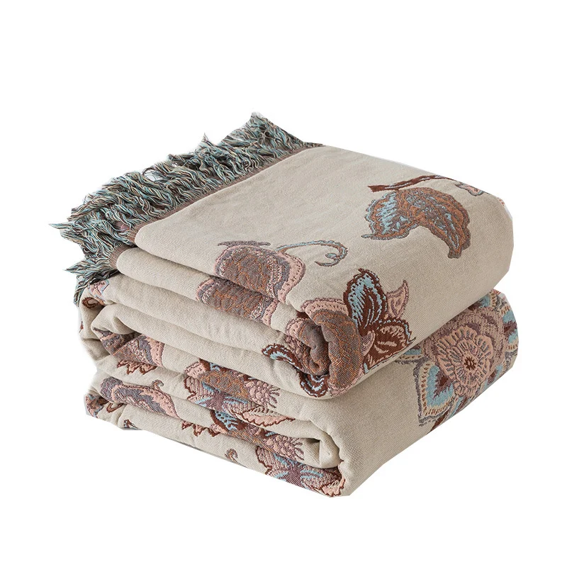 Retro Thickened Pure Cotton Gauze Towel Blanket — image 3