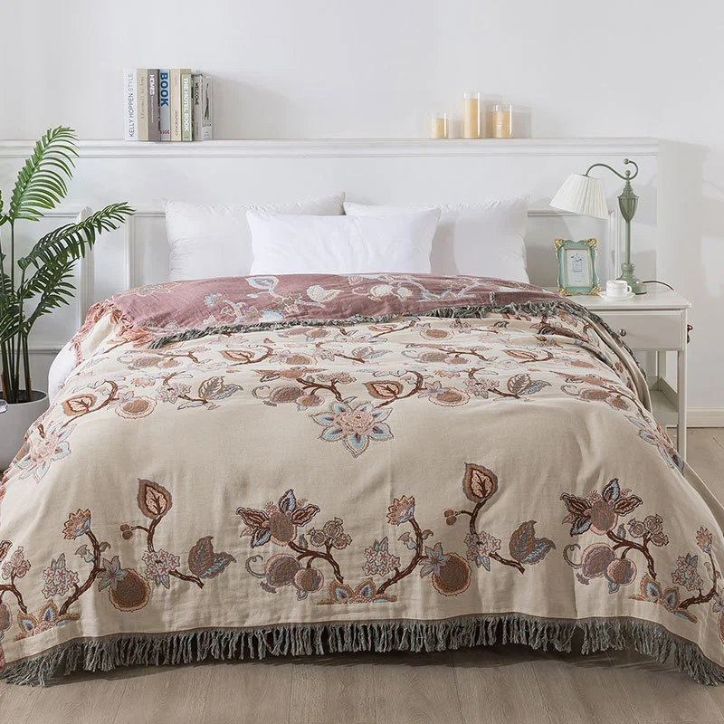 Retro Thickened Pure Cotton Gauze Towel Blanket — image 4