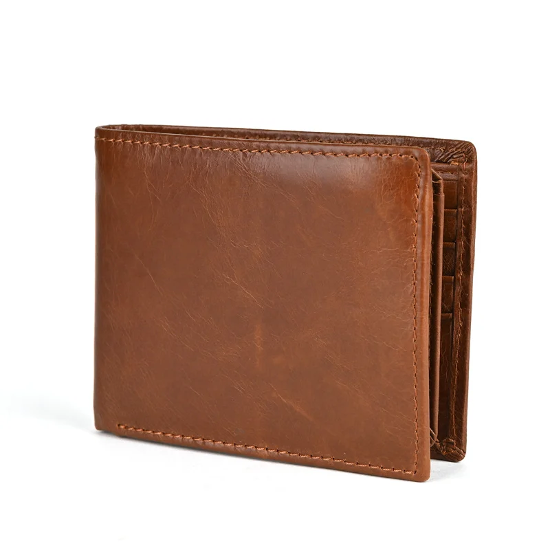 RFID Anti-scan Retro Leather Wallet For Men — image 5