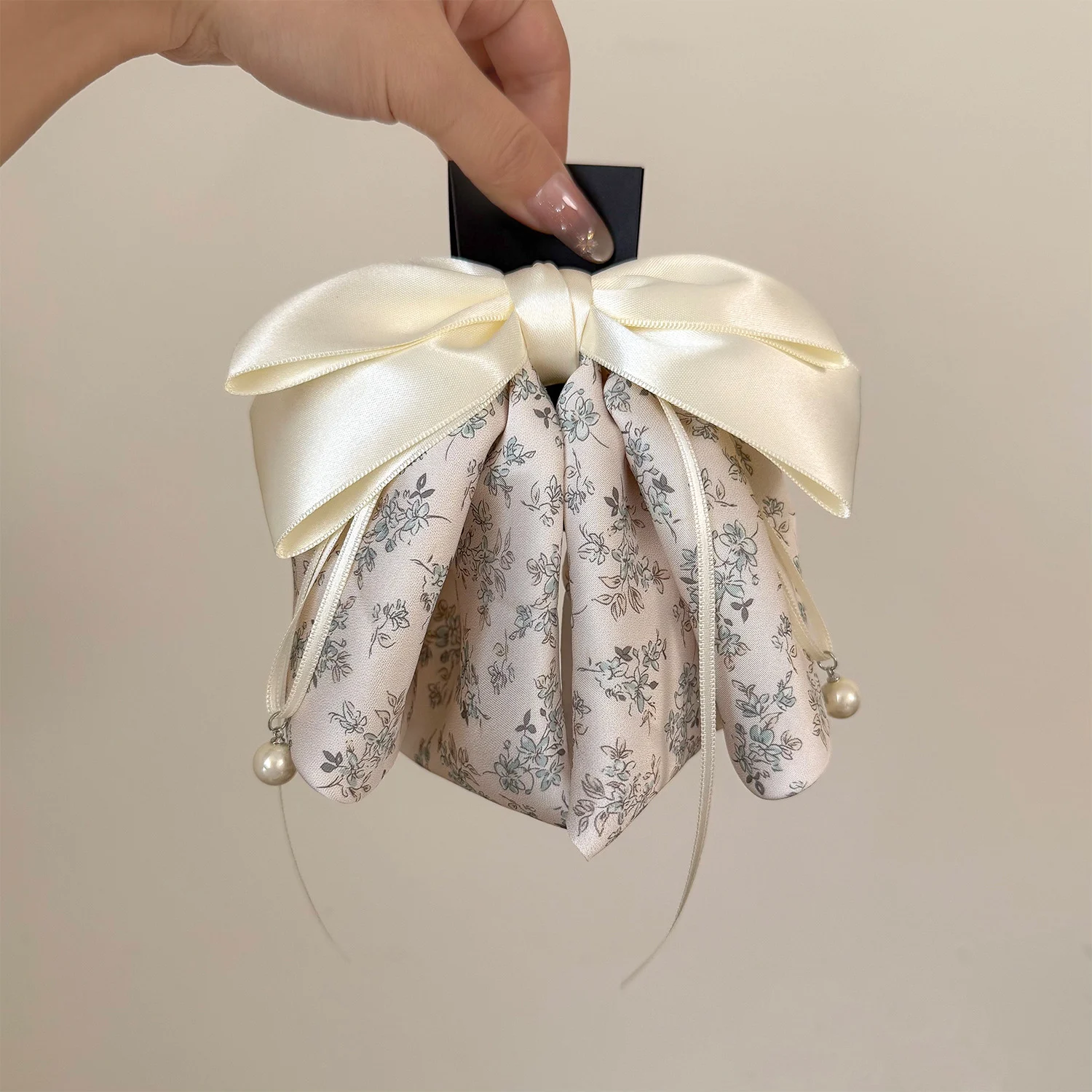 Ribbon Bow Hair Clip Versatile Sweet And Subtly Luxurious For Women — image 2