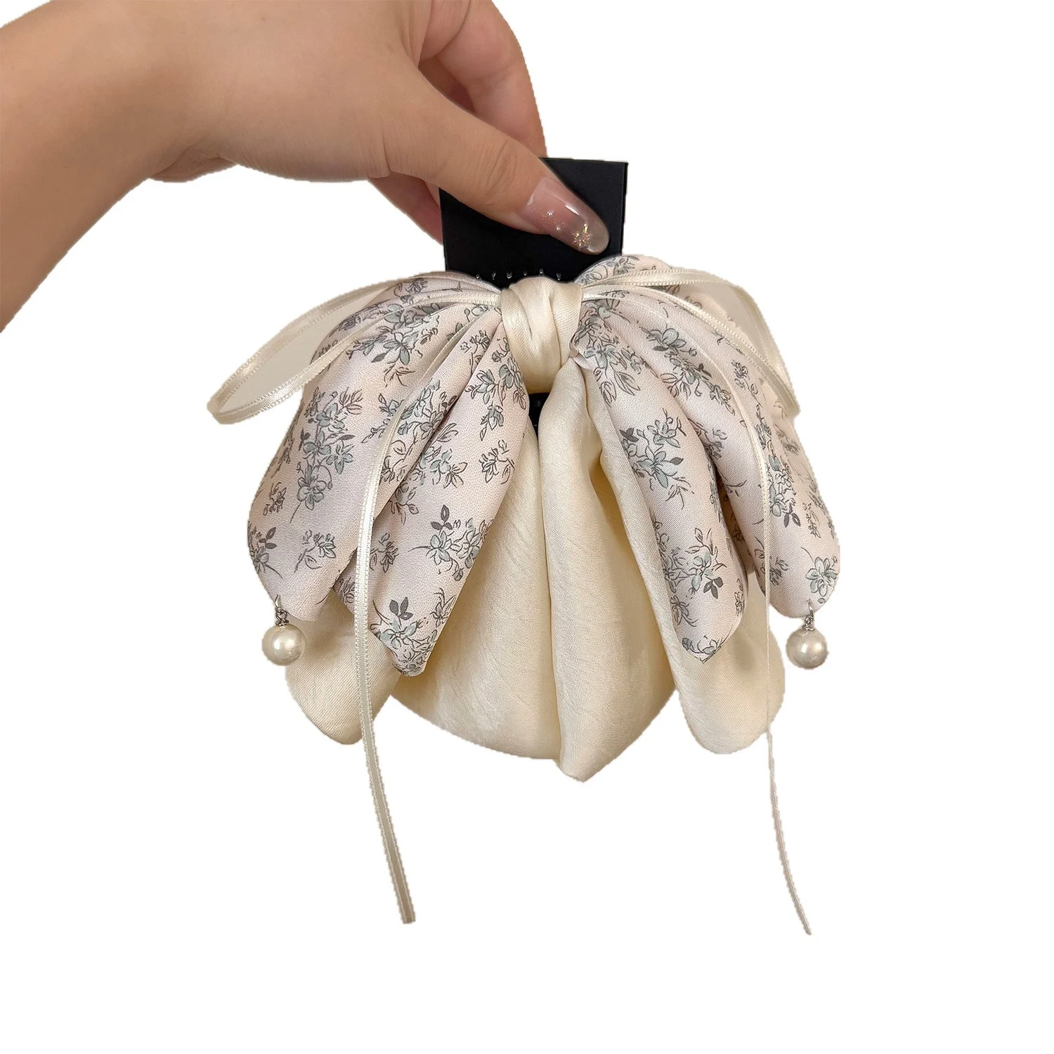 Ribbon Bow Hair Clip Versatile Sweet And Subtly Luxurious For Women — image 3