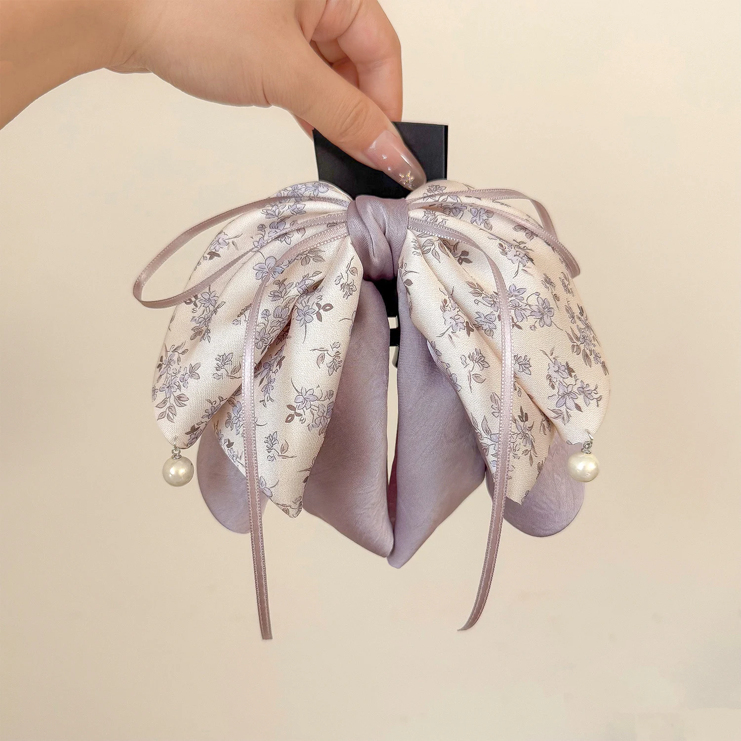 Ribbon Bow Hair Clip Versatile Sweet And Subtly Luxurious For Women — image 8
