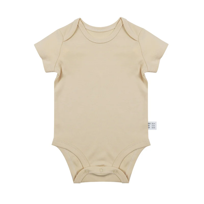 Romper Newborn Clothes 0-1 Years Old Solid Color Jumpsuit Male And Female Baby Onesie — image 15