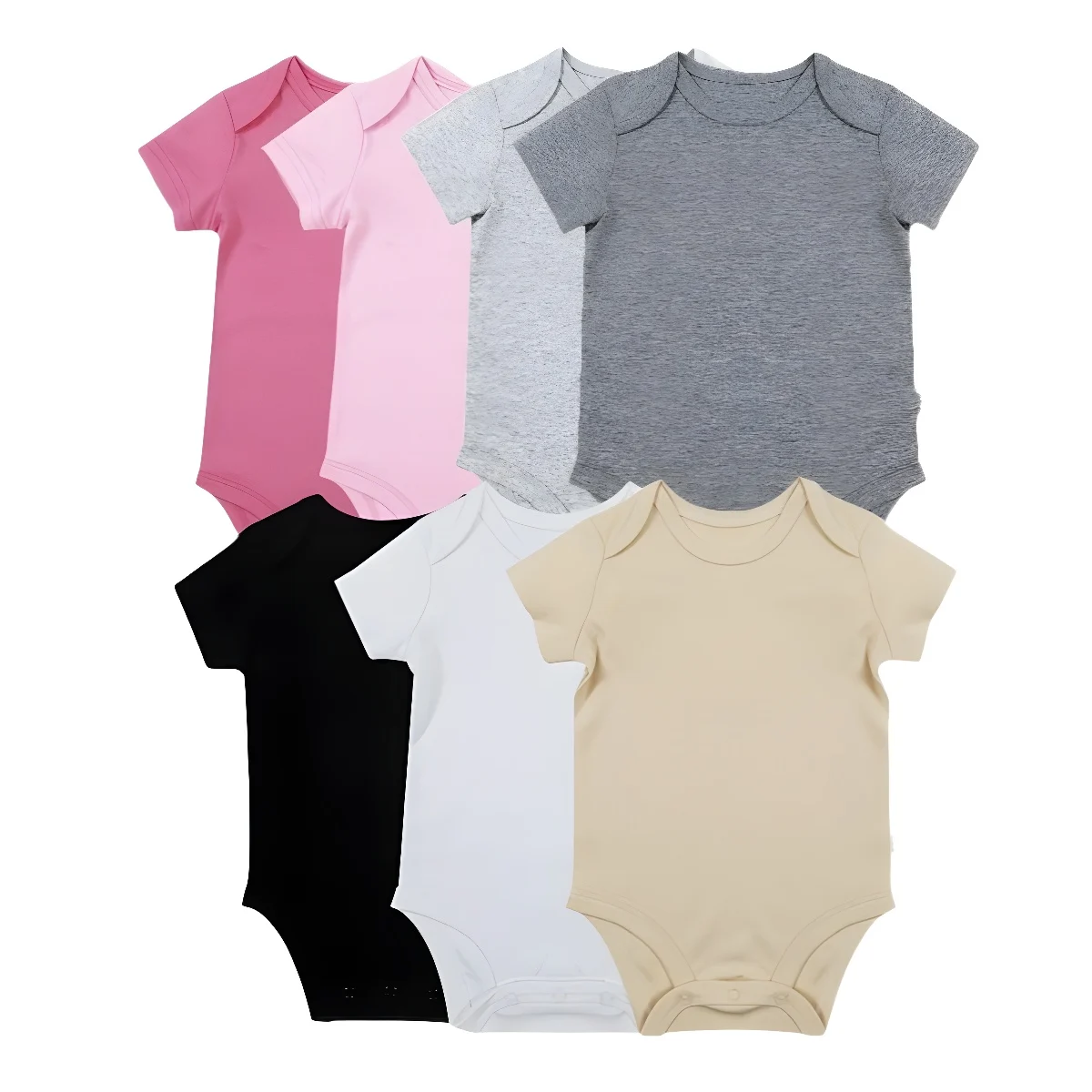 Romper Newborn Clothes 0-1 Years Old Solid Color Jumpsuit Male And Female Baby Onesie — image 4