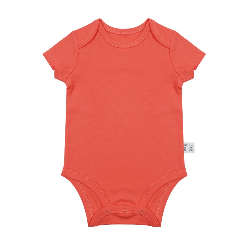 Romper Newborn Clothes 0-1 Years Old Solid Color Jumpsuit Male And Female Baby Onesie — image 14