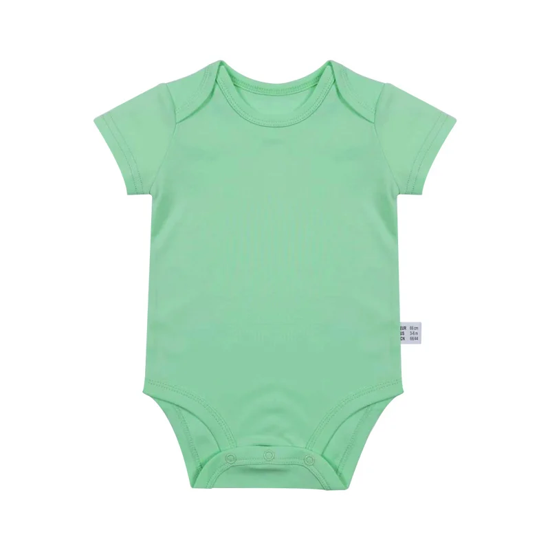 Romper Newborn Clothes 0-1 Years Old Solid Color Jumpsuit Male And Female Baby Onesie — image 3
