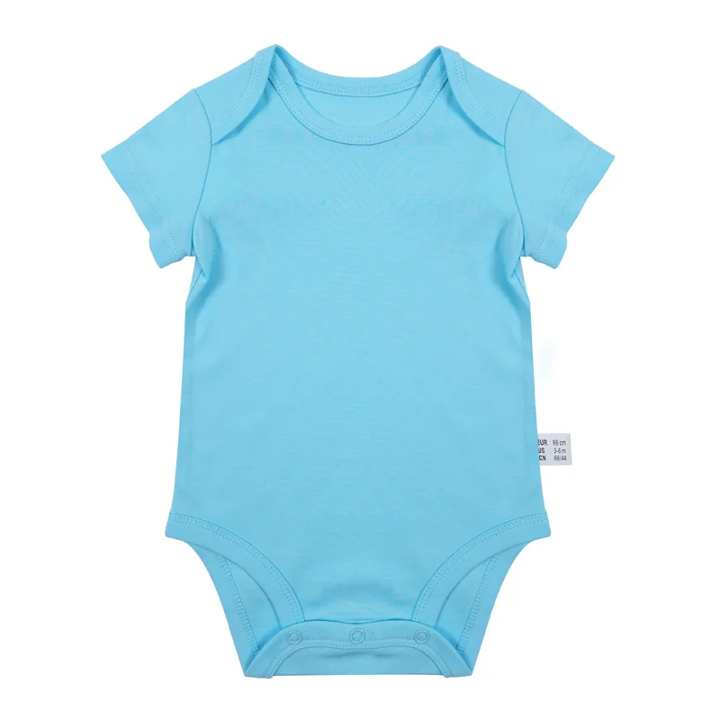 Romper Newborn Clothes 0-1 Years Old Solid Color Jumpsuit Male And Female Baby Onesie — image 6
