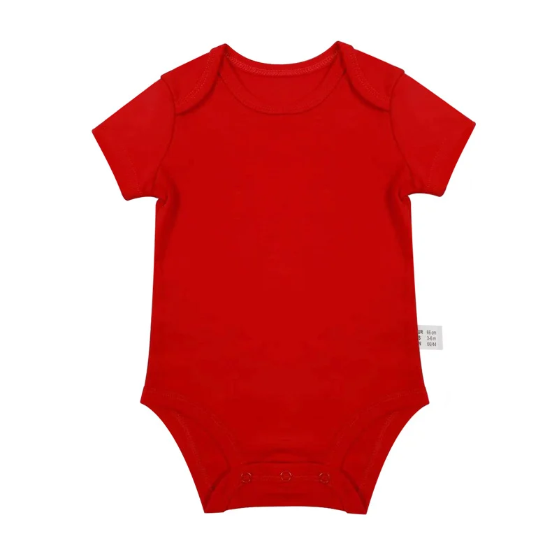 Romper Newborn Clothes 0-1 Years Old Solid Color Jumpsuit Male And Female Baby Onesie — image 7