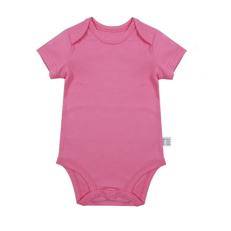Romper Newborn Clothes 0-1 Years Old Solid Color Jumpsuit Male And Female Baby Onesie — image 5