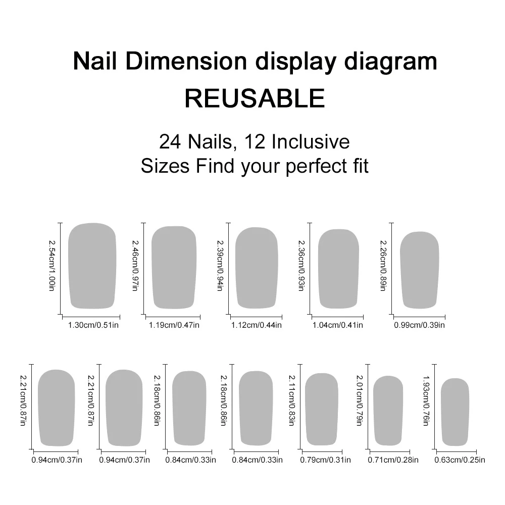 Rose And Skull Detachable Fake Nail Stickers — image 5