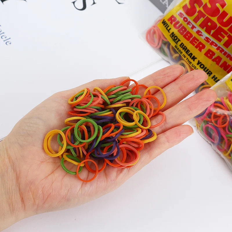 Rubber Bands 15mm 250 Count Colored Elastic Hair Ties For Braids — image 5