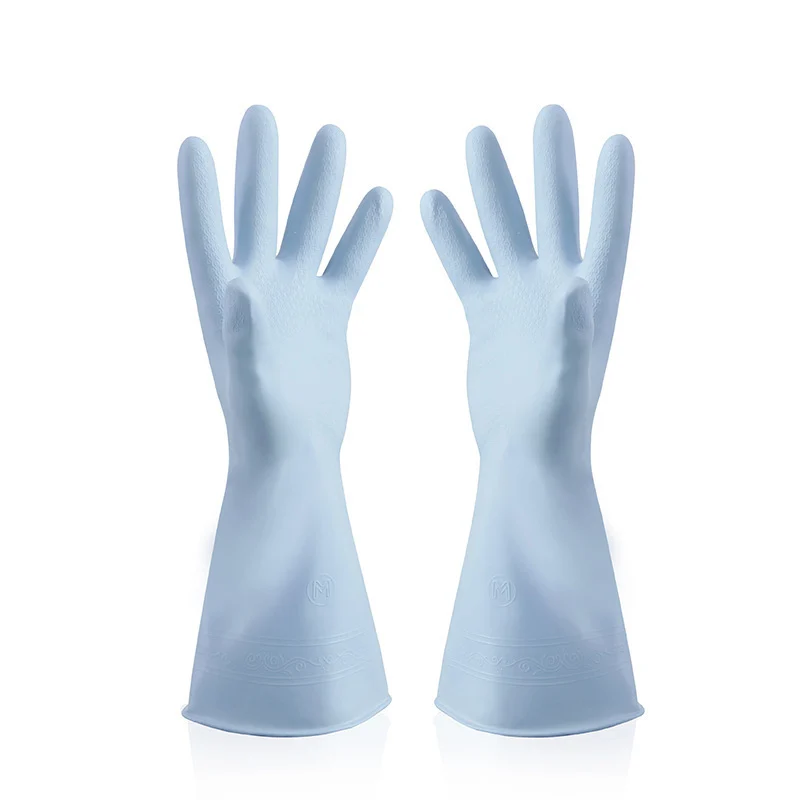 Rubber Waterproof Non-slip And Abrasion-resistant Household Cleaning Gloves — image 6