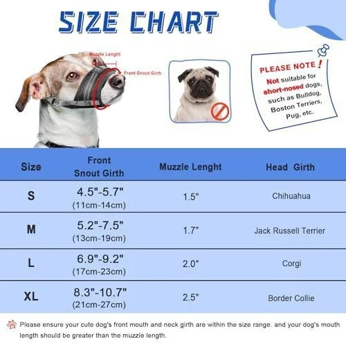 's New Product Dog Muzzle Soft Breathable Mesh Suitable For Small, Medium And Large… — image 1