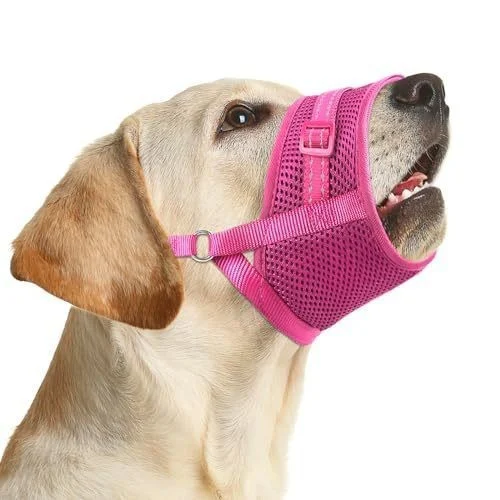 's New Product Dog Muzzle Soft Breathable Mesh Suitable For Small, Medium And Large… — image 3