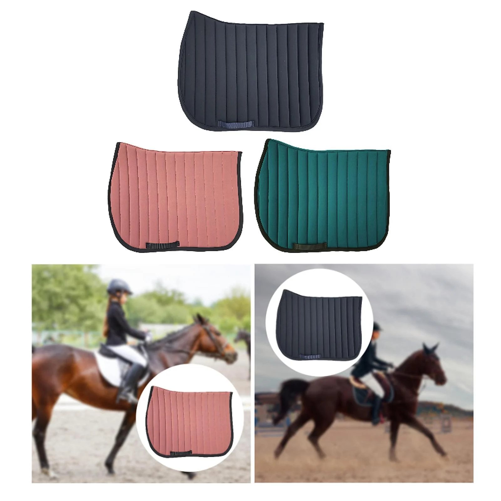 Saddle Mat Sweat Pad Horse Riding Equipment Shock Absorption — image 4