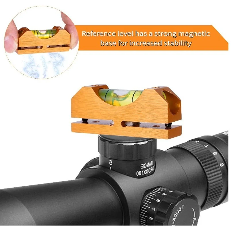 Scope Leveling Tool, Outdoor Tactical Spirit Level Crosshair Calibration Precision… — image 3