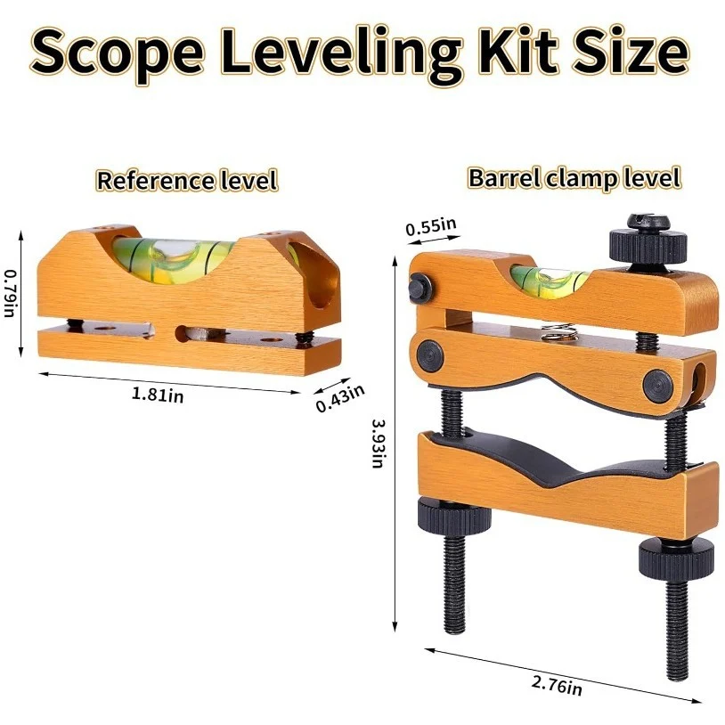 Scope Leveling Tool, Outdoor Tactical Spirit Level Crosshair Calibration Precision… — image 4