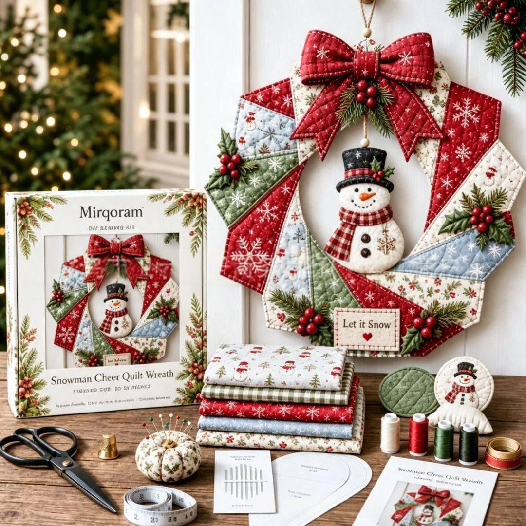 Seasonal Patchwork Wreath Kit DIY — image 10